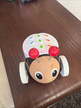 Brio Wooden Coding Bug Toy - White and Red